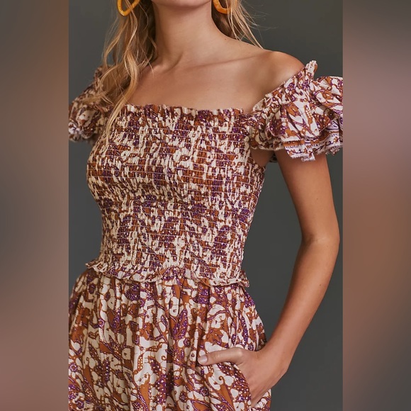 Love the Label x Anthropologie Mirabelle Floral Boho Dress - Picture 13 of 14